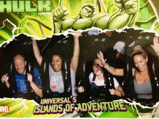 Universal Islands of Adventure Incredible Hulk Roller Coaster\