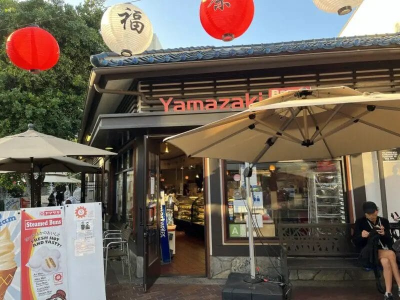 Yamazaki Bakery at Japanese Village Plaza Little Tokyo LA\