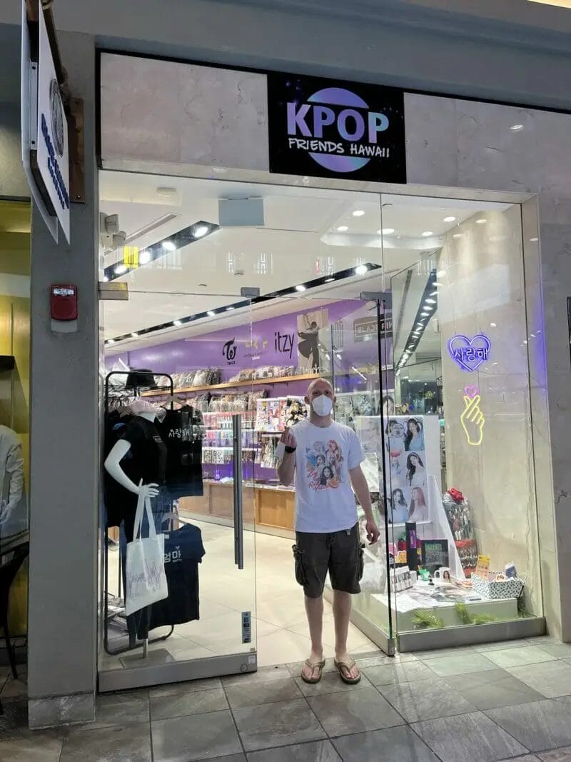 Kpop Friends Hawaii store in Ala Moana Center\