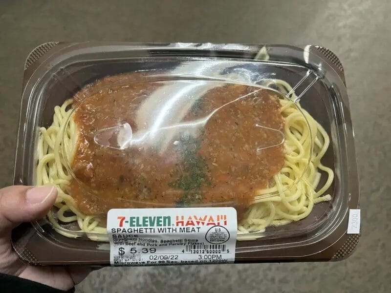 7-11 Spaghetti and Meat Sauce\